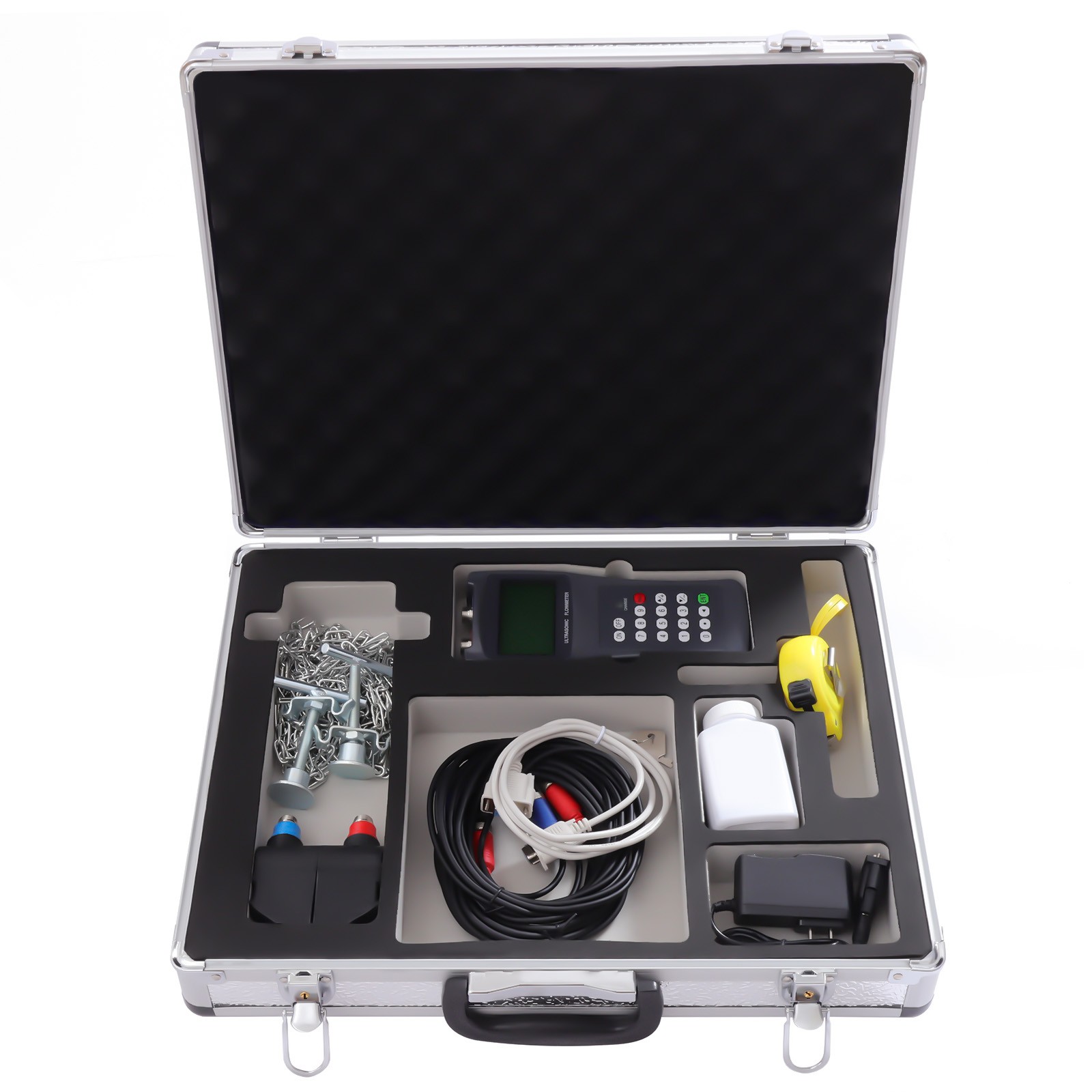 TDS-100H Digital Ultrasonic Liquid Flowmeter Handheld Flow Meter DN50-700 M2