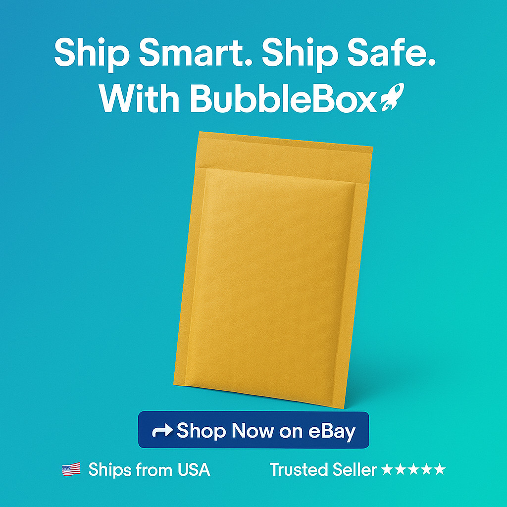 #000 4×8 Kraft Bubble Padded Envelopes Mailers Yellow Shipping Bags Bubblebox