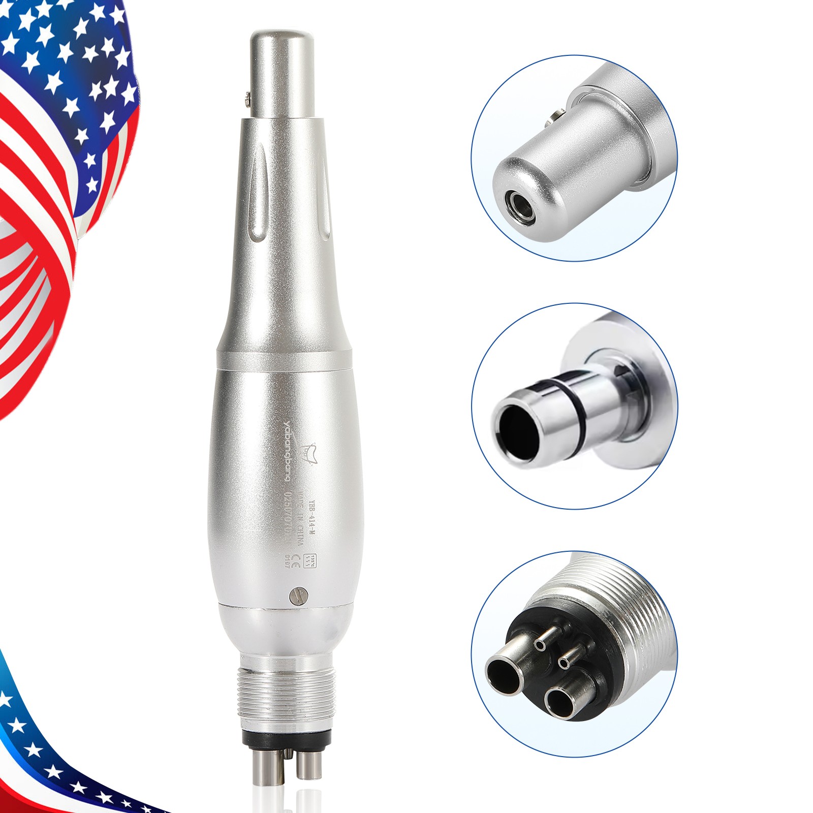 Dental 360° Swivel Hygiene Prophy Handpiece Air Motor 4:1 Cone 4 Holes 4000 rpm