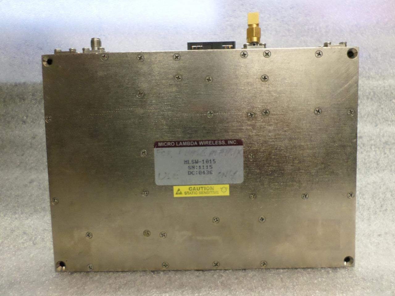 Micro Lambda Wireless MLSW-1015 Wideband, Low Noise Synthesizer