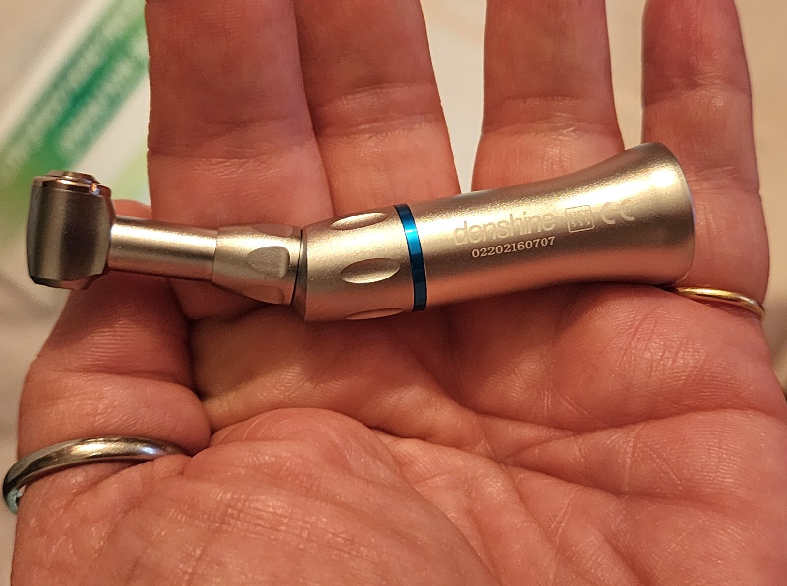 Denshine 180046 2 Hole Dental Slow Low Speed Handpiece Push Button Type E