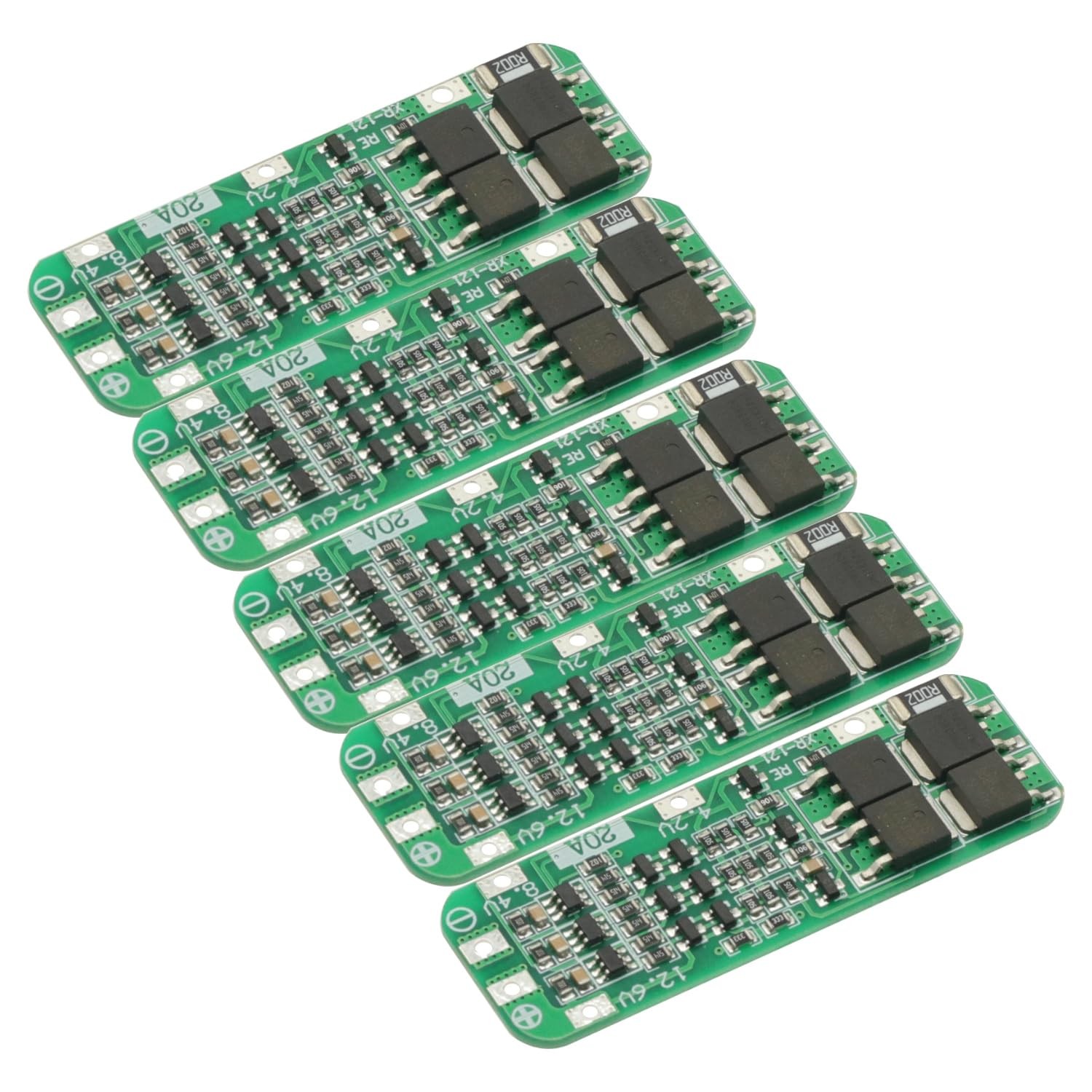 5PCS 3S 20A BMS Protection Board Li-ion Lithium Battery Charger PCB 18650