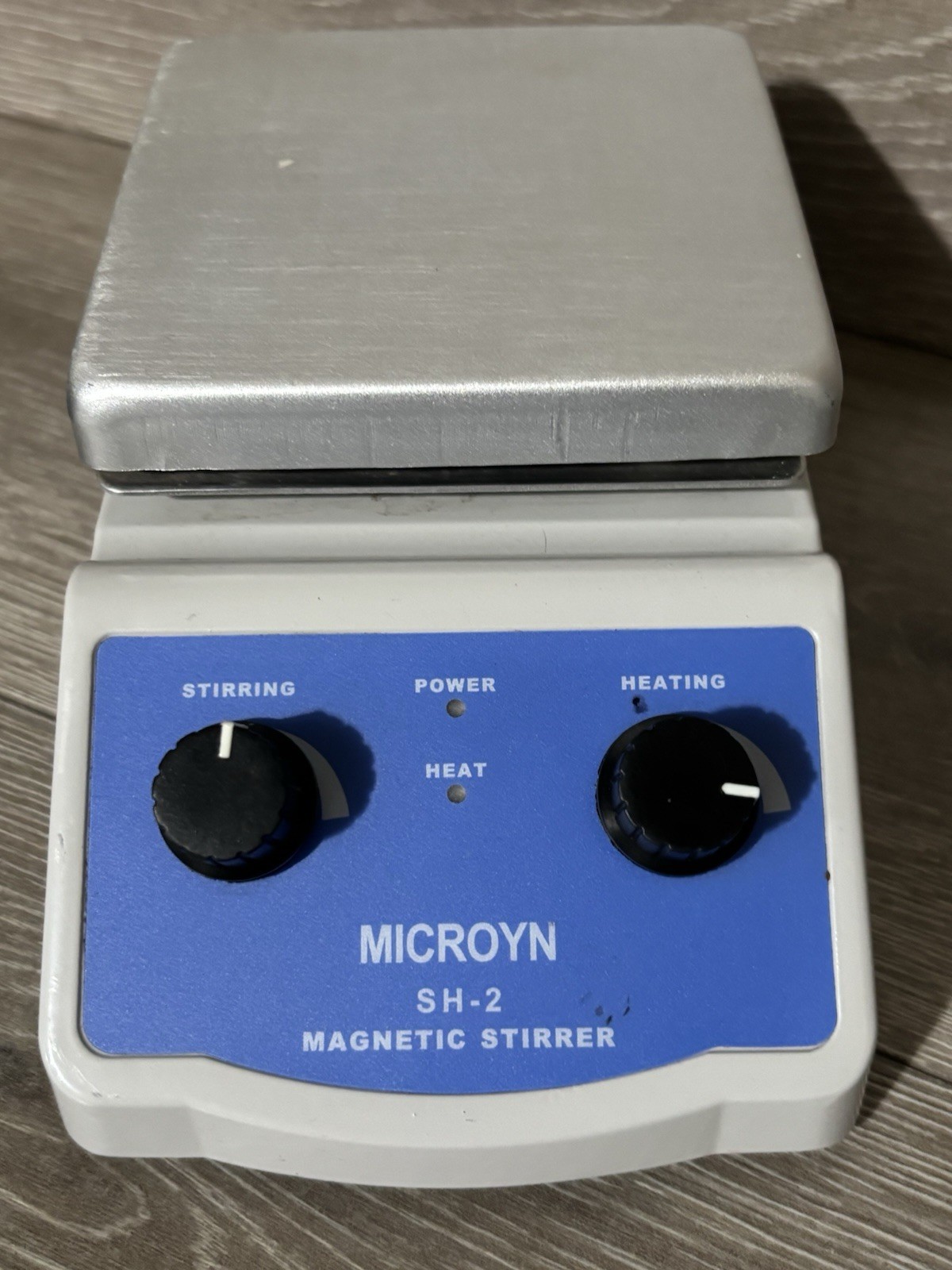 Microyn SH-2 Magnetic Stirrer Hot Plate Lab Mixer 110V Tested Heat & Stir Works