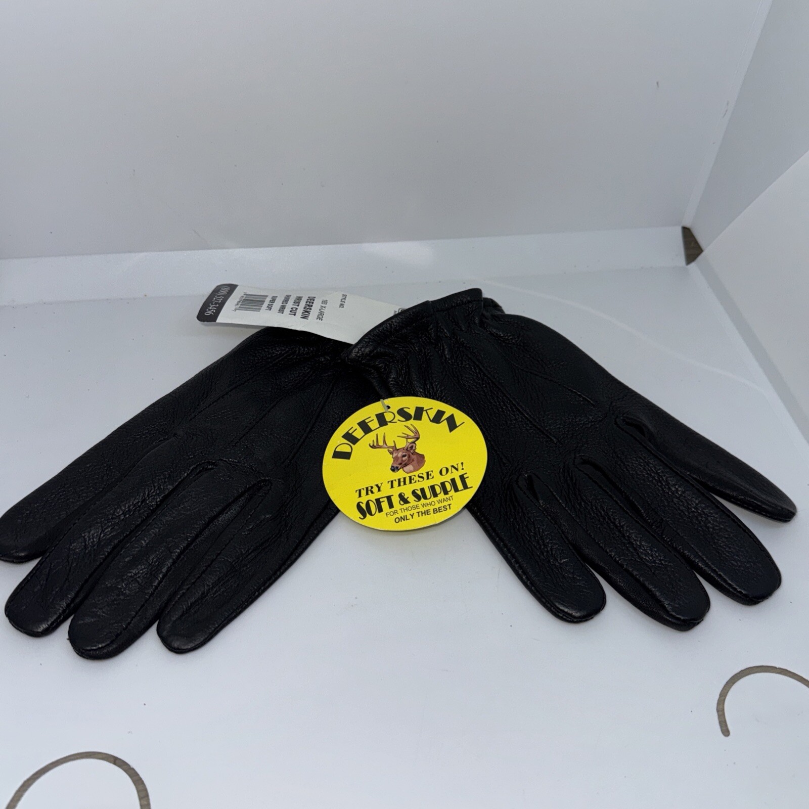 1 Pair Deerskin Leather- X Large Gloves XL Leather Gallery