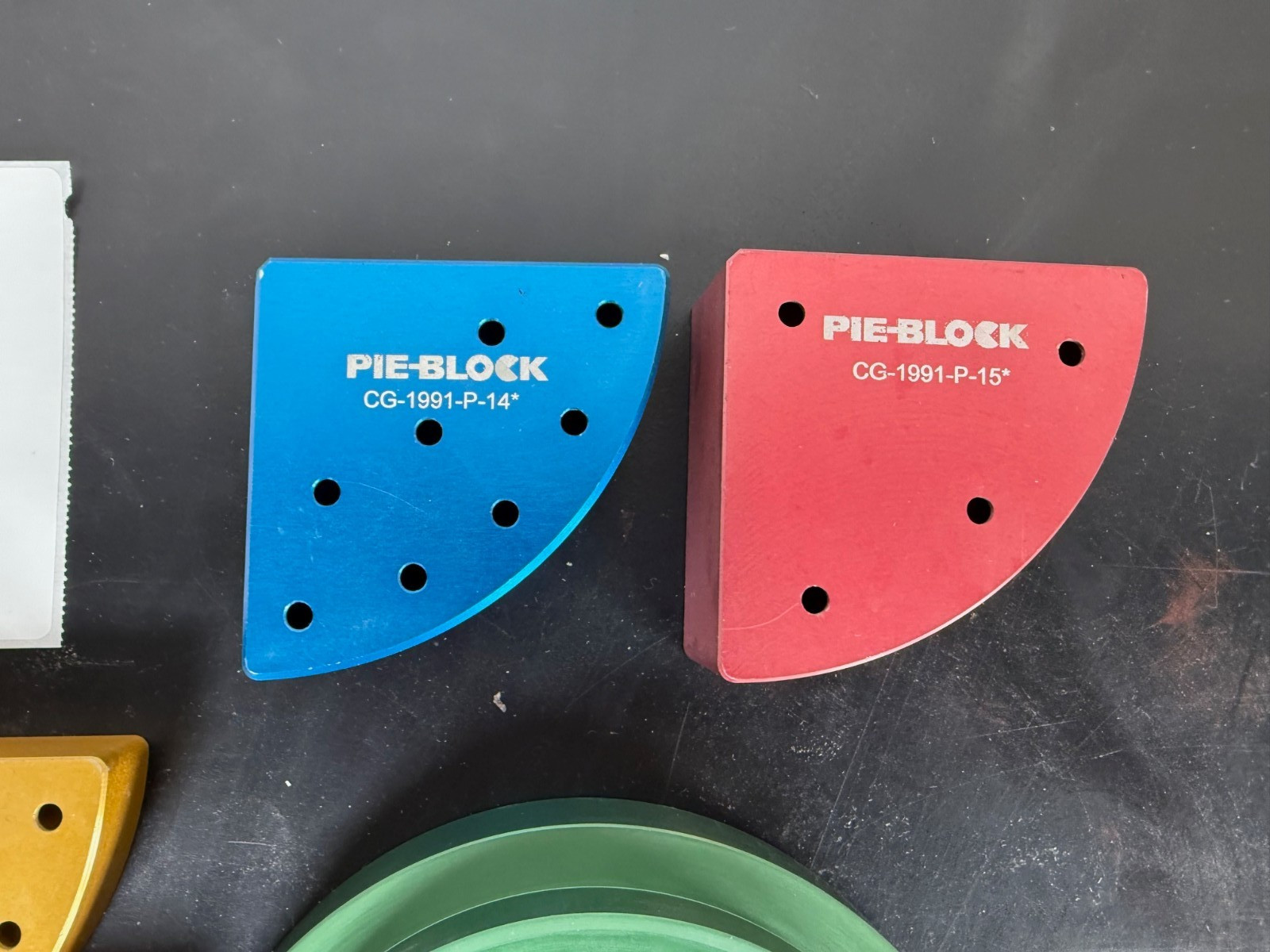 Chemglass CG-1991-P Tray & 6 Different Pie Blocks REACTION BLOCKS SYSTEM, BEST!