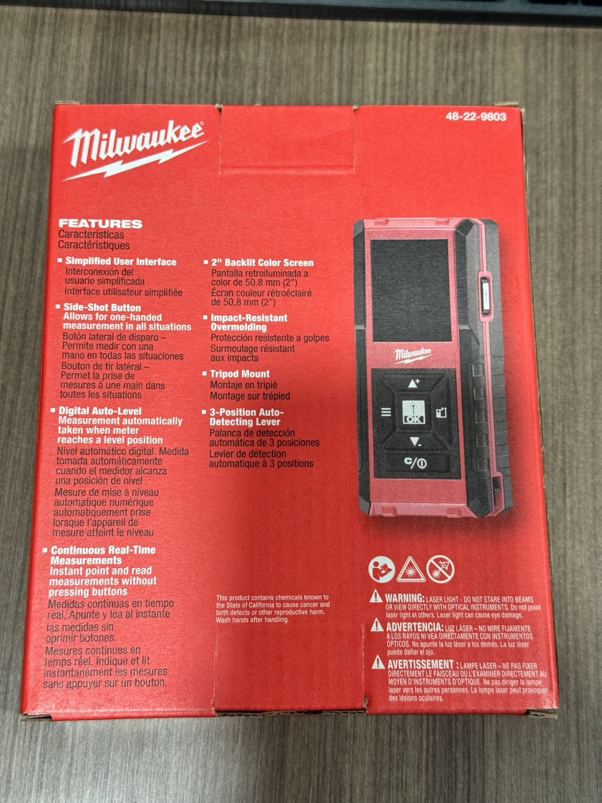 MILWAUKEE 48-22-9803 330′ Laser Distance Meter