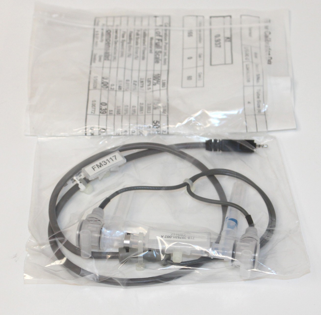 Lam Research LFS-04L-U ultrasonic inline flow Sensor, FL MTR, LFS-04L-U, 0-4 LPM