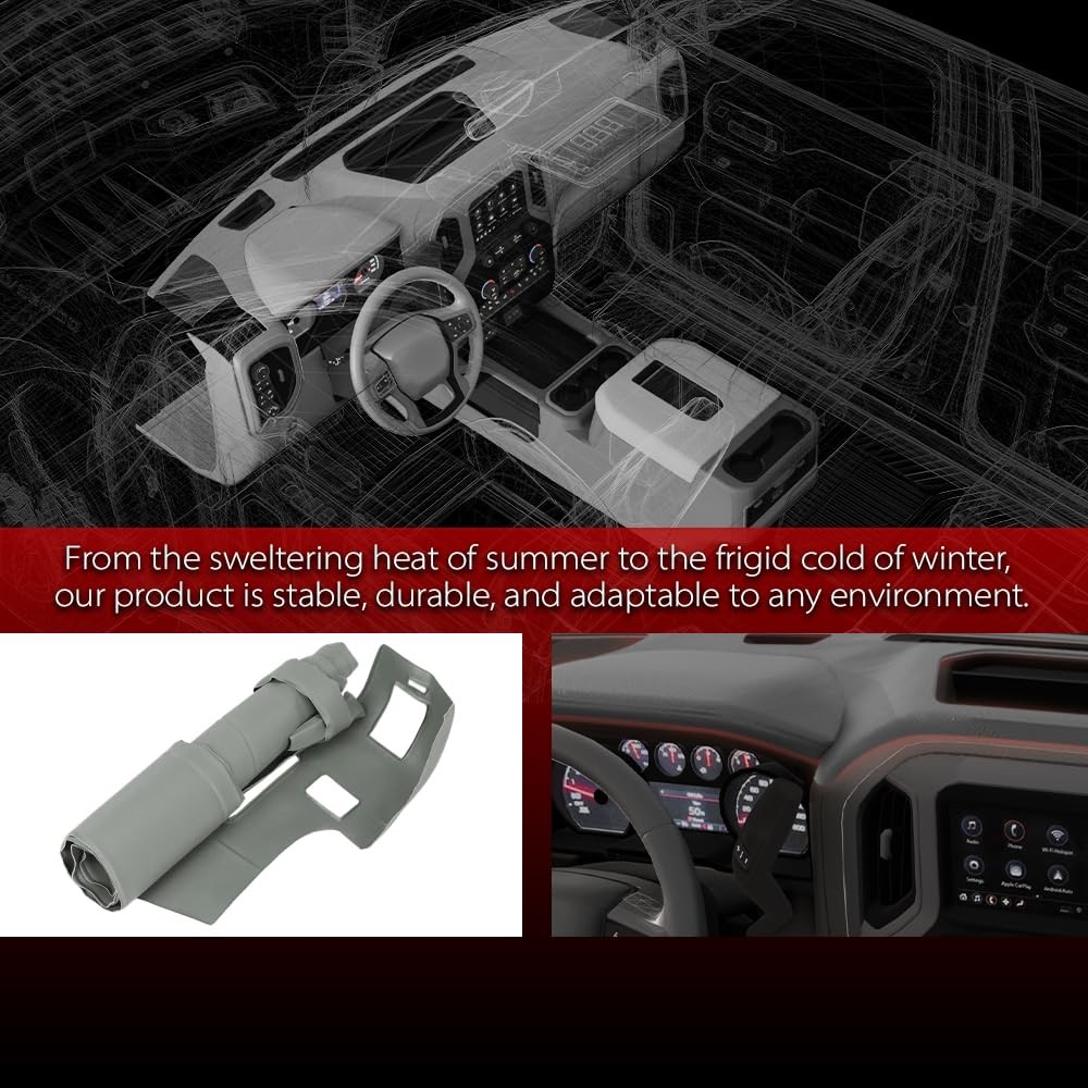 TPE Dash Cover Dashboard Bezel Fit Chevy Silverado (LS,LT or Work Truck)