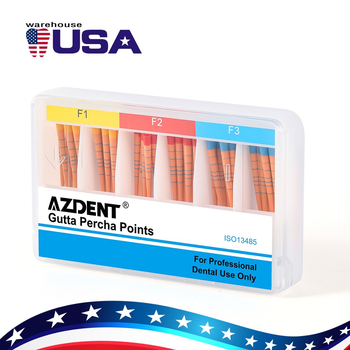 Dental Endodontic Gutta Percha Points/Absorbent Paper Points 0.04/F1 F2 F3 Scale