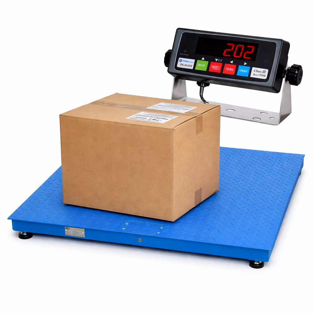 New Prime Scales 10000lb Pallet Scale /Floor Scale w/ Indicator 48×48″ Cal-Cert