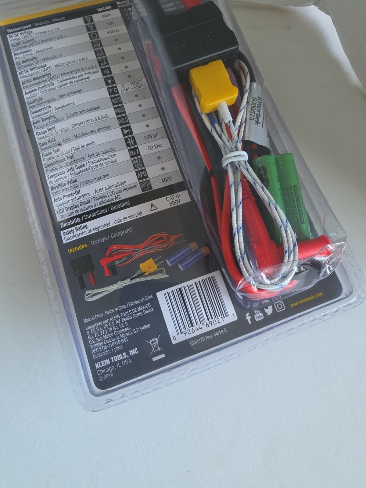 KLEIN TOOLS MM400 / MM400 (NEW IN BOX)