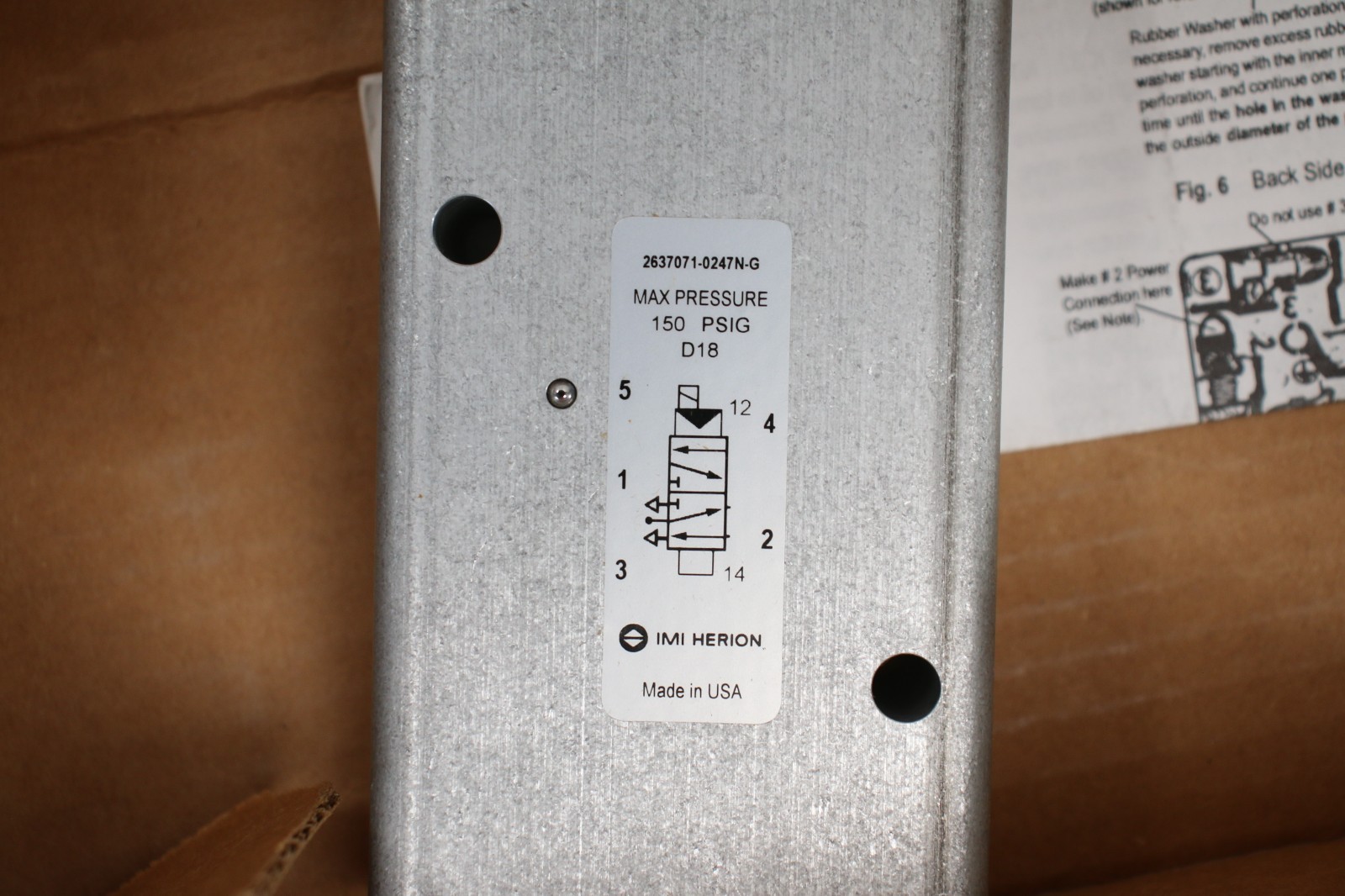 IMI Herion Valve 2637071-0247N-G