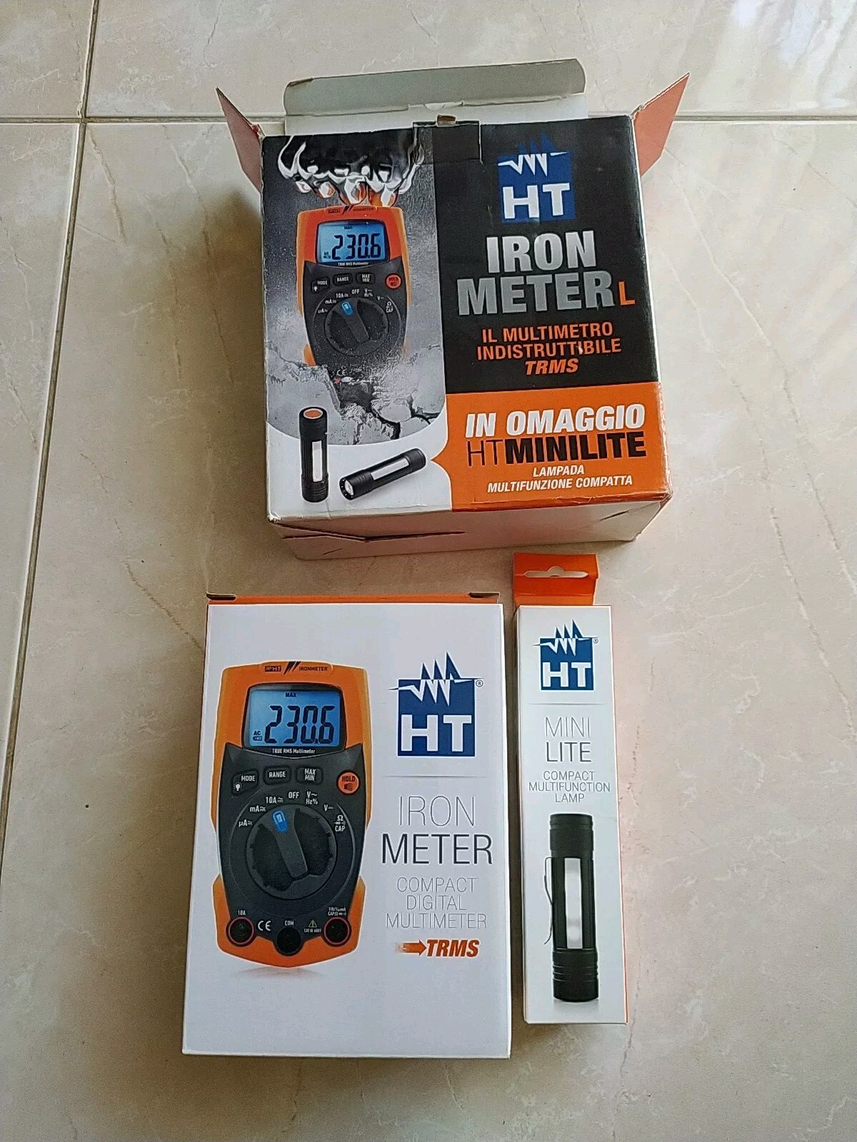 Ht-Instruments Extremely Rugged TRMS Digital Multimeter Up to 600V AC/DC