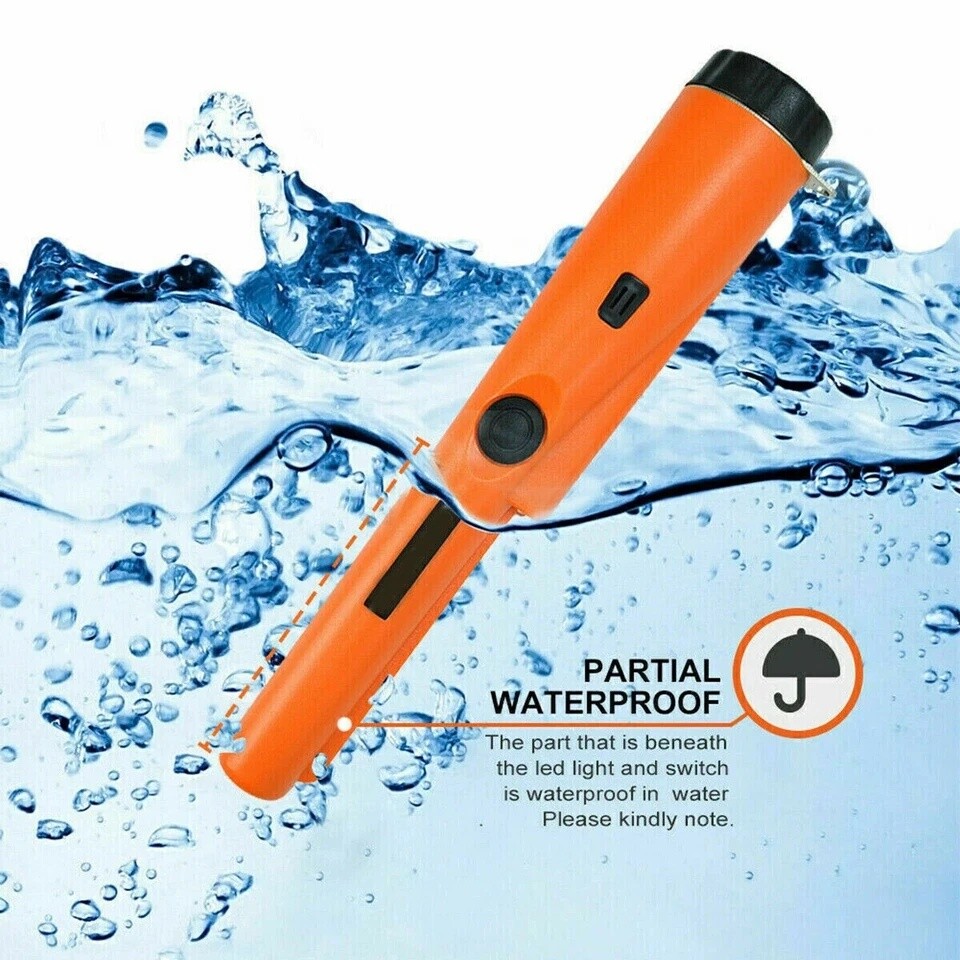 Metal Detector HandHeld Pro Pinpointer Pointer Probe Waterproof Sensitive Tester