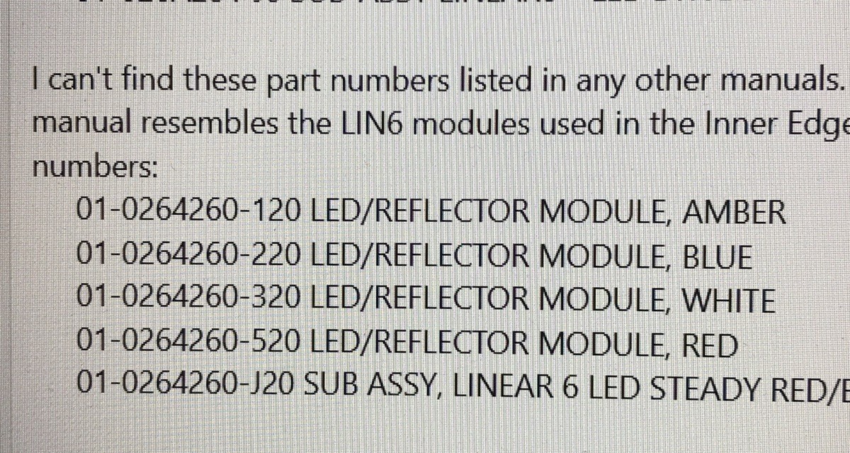2 Whelen Liberty Patriot LIN6A Super LED Lightbar Module LIN6 AMBER