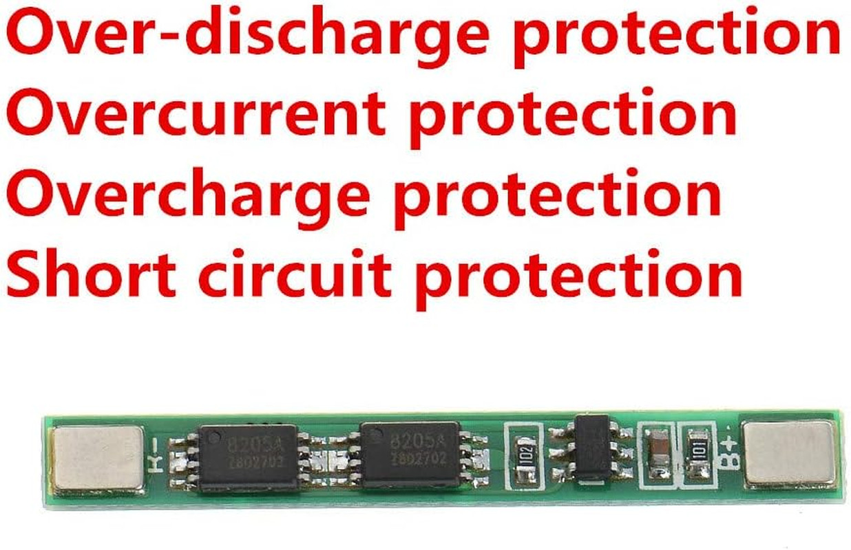 5PCS 1S 3.7V 4A 18650 Charger PCB BMS Protection Board for Li-Ion Lithium Batter
