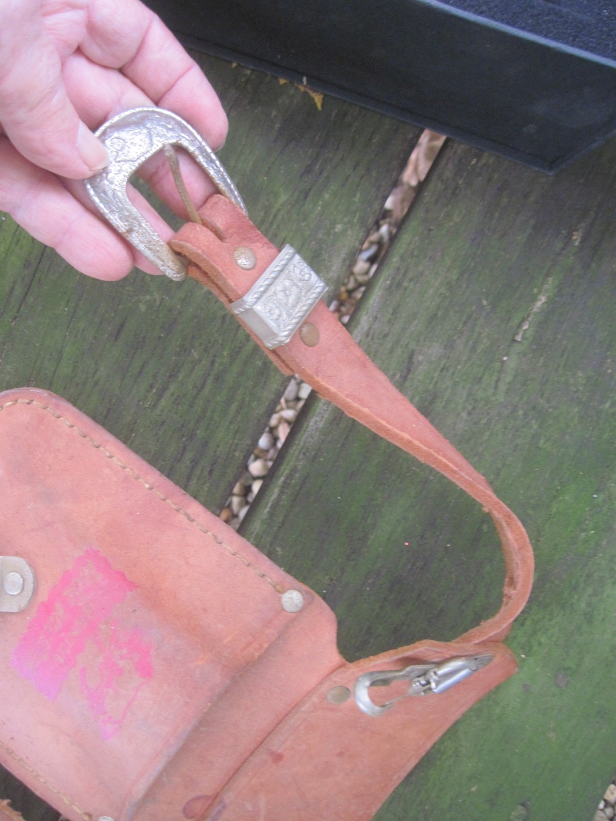 Vtg. Child’s Leather Industrial Safety Belt Co. Pittsburgh, PA. 24″to29″