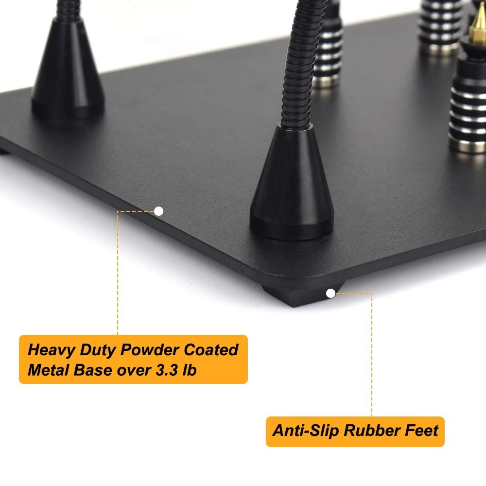 Magnetic Helping Hands Third Arm Soldering Work Station | Extra Large & Heavy Du