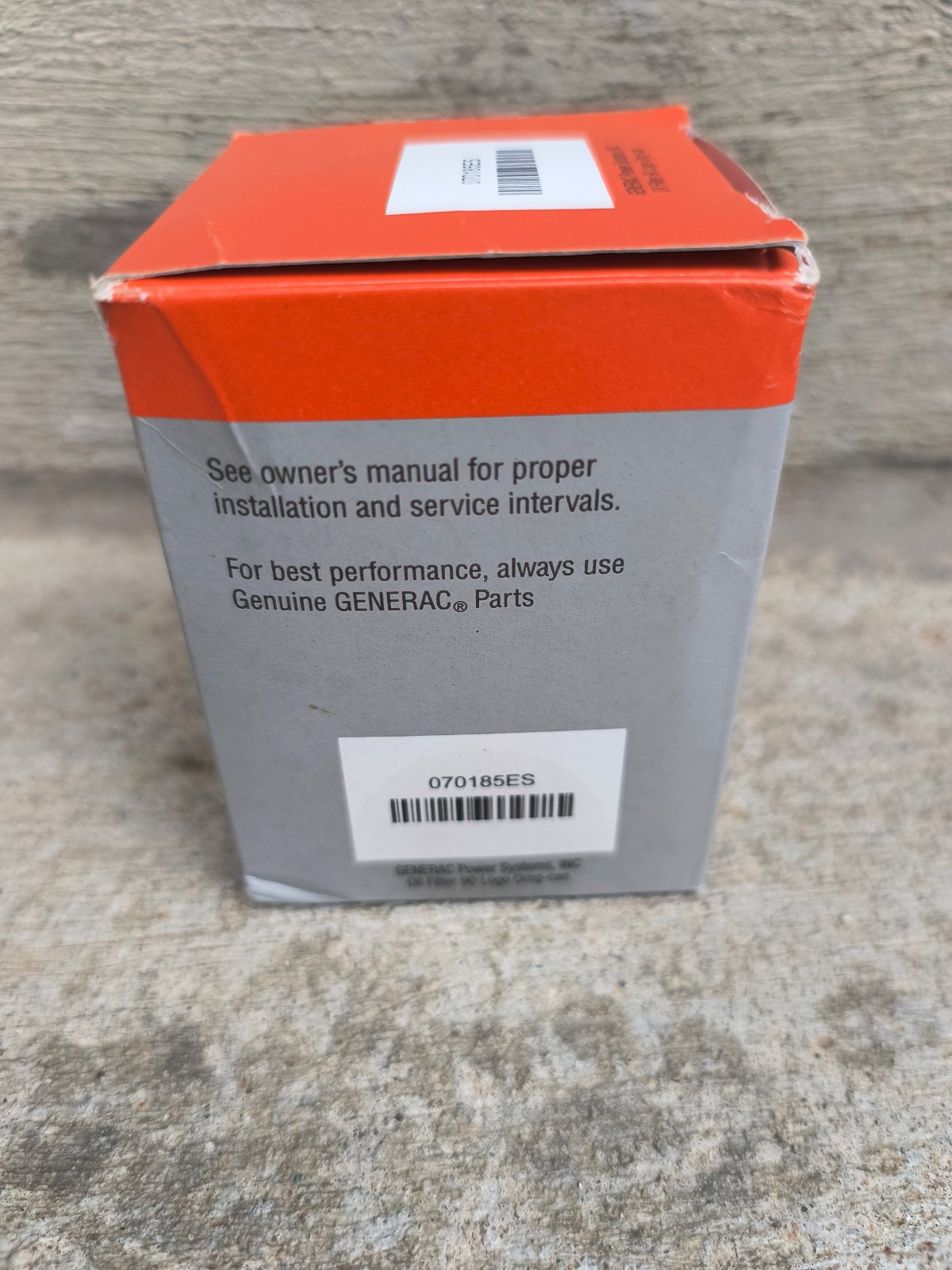 Generac Genuine Parts Oil Filter 070185ES for Air-Cooled and Portable Generators