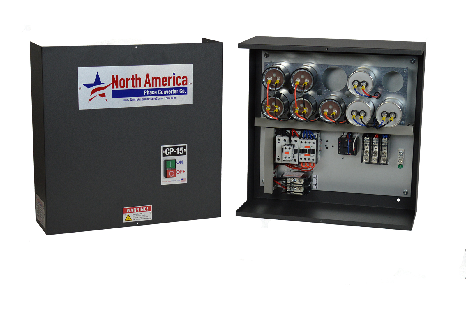 CP-15 Pro-Line 15HP Rotary Phase Converter Control Panel – Loaded with Features