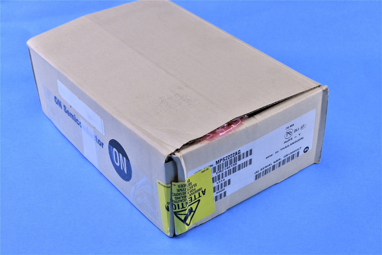 5000 ON Semiconductor Bipolar Transistors – BJT 600mA 75V NPN MPS2222AG