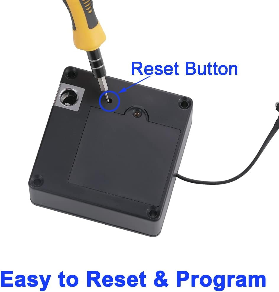 RFID Lock Electronic Cabinet Lock with USB Cable – Hidden DIY Lock for Wooden Ca