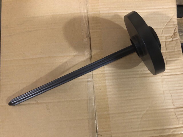12 PCS HEAVY DUTY PLASTIC BLACK SPINDLE FOR 100-CDS/DVDS