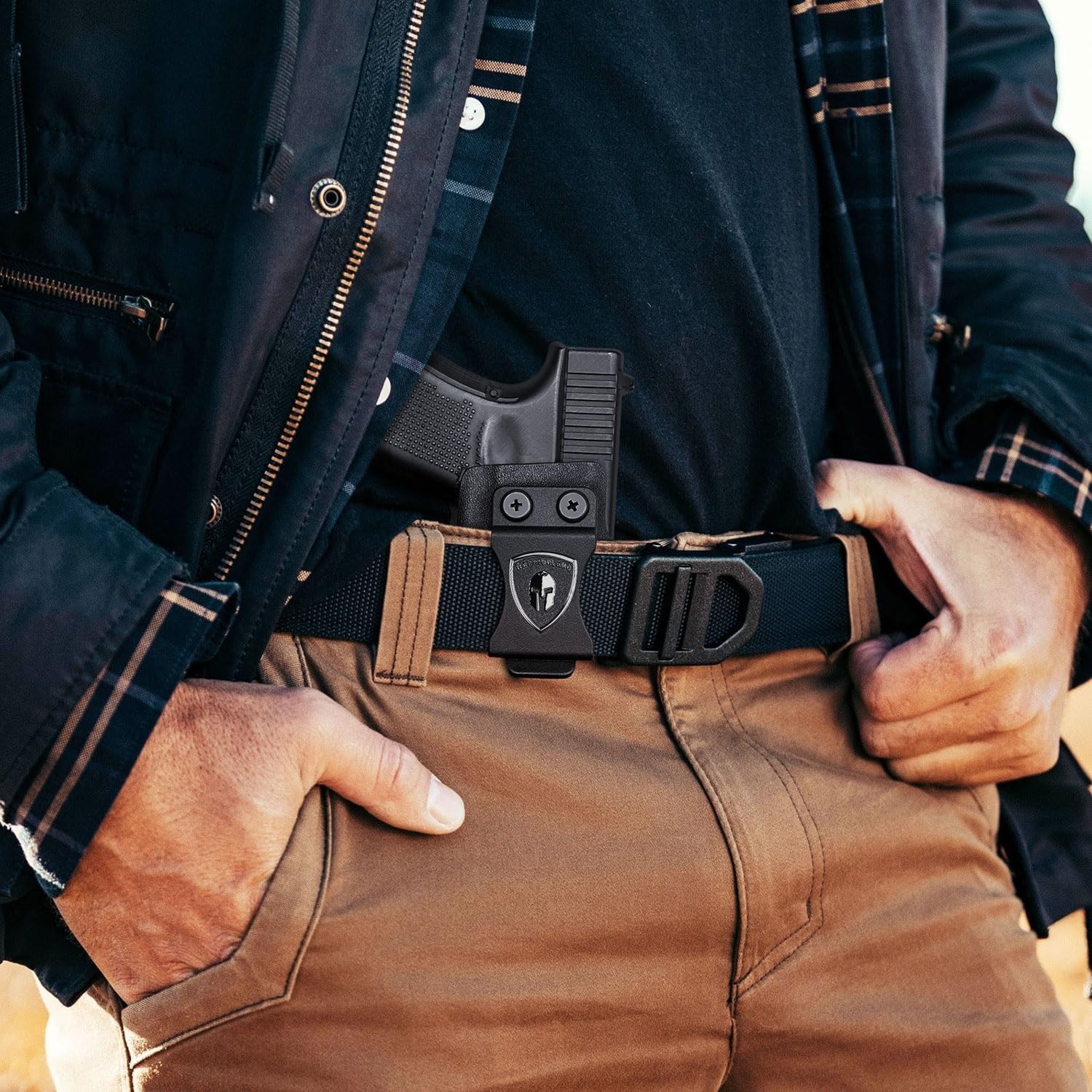 WARRIORLAND IWB/OWB Kydex Holster for Glock 43X MOS / 48 MOS / 43X Rail / 48 …