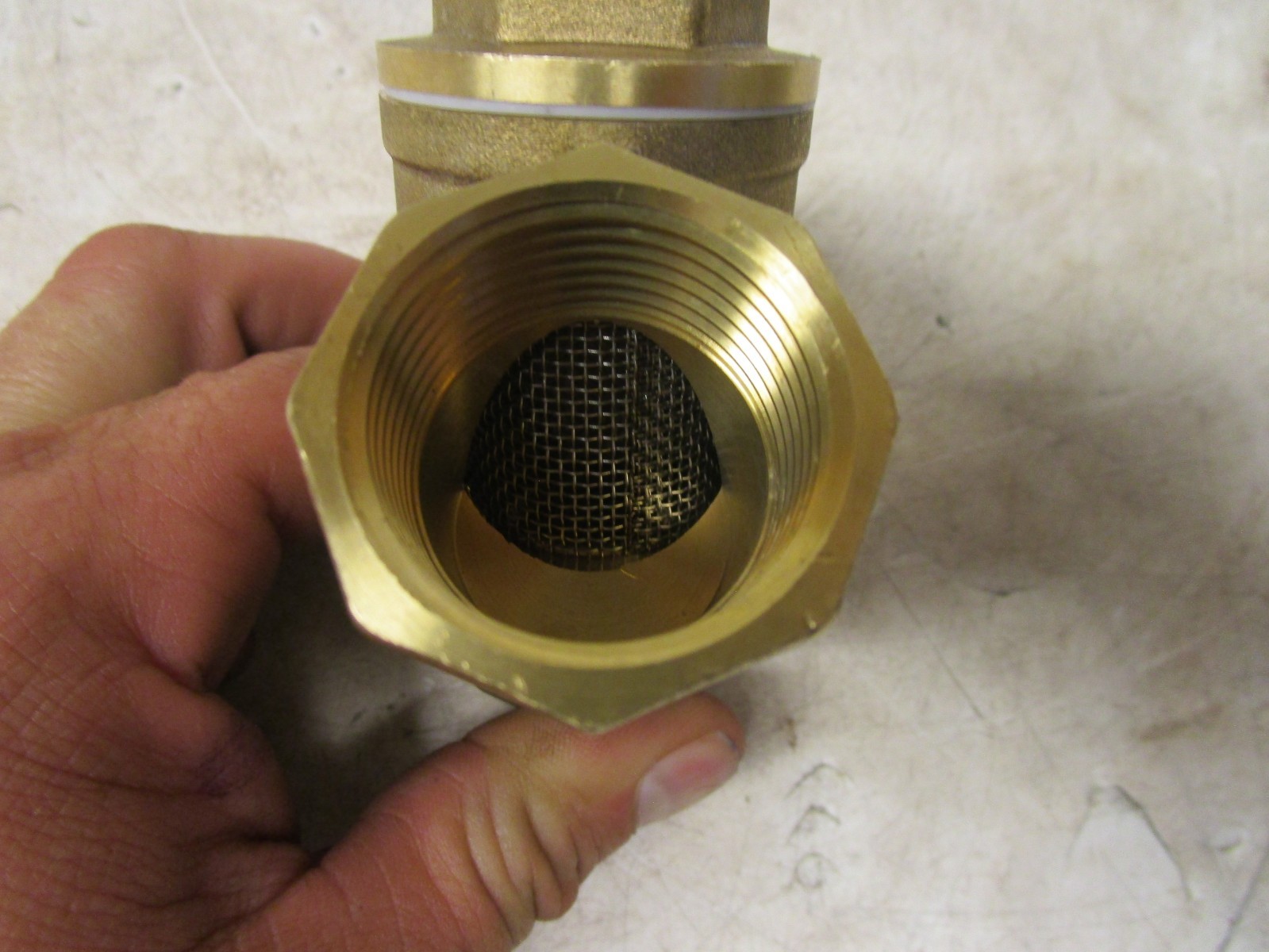 NO NAME DN25 PN16 1″ NPT THREADED WYE Y BRONZE STRAINER 300 PSI SCREEN SIZE 3/64