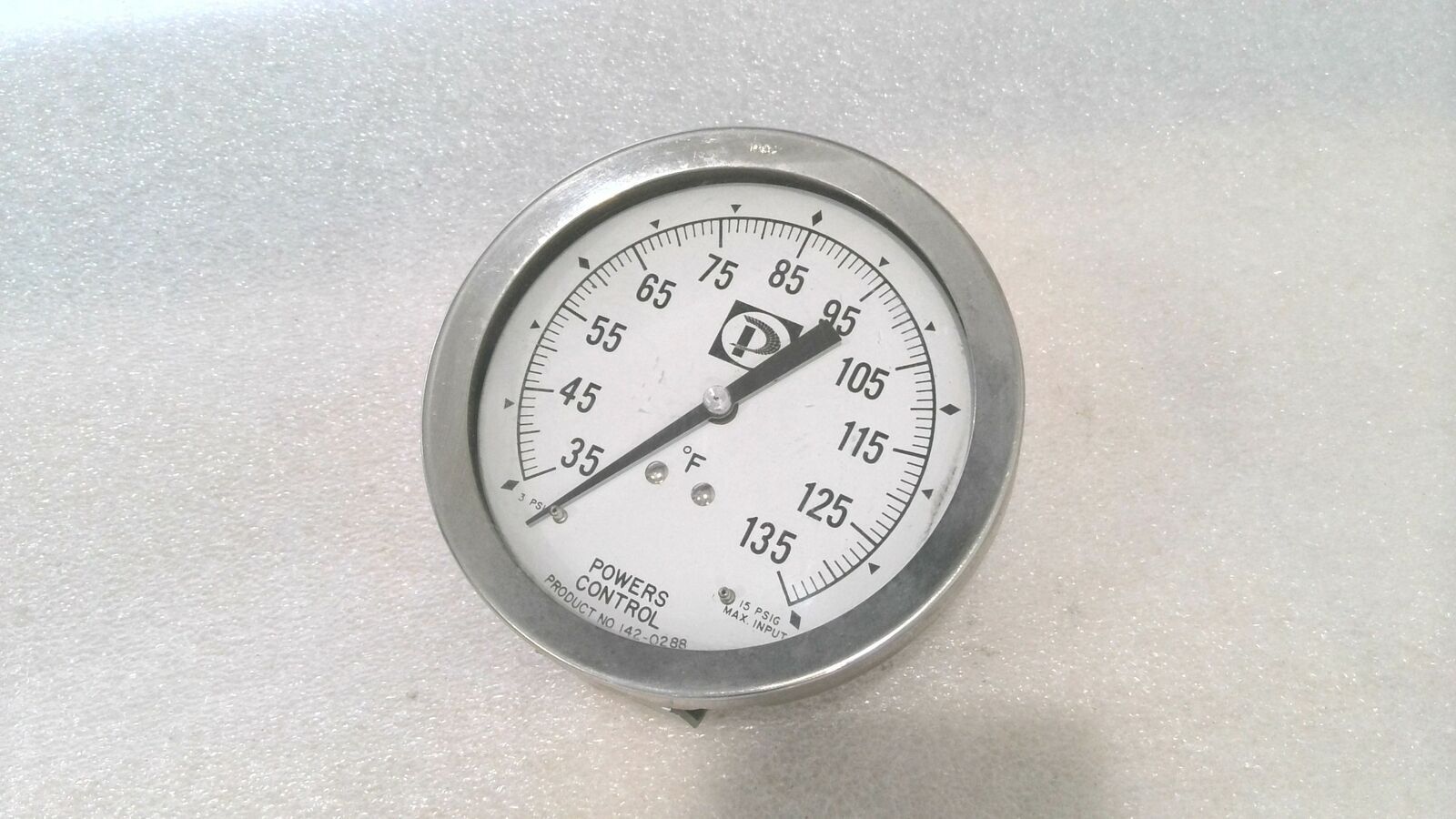 SIEMENS POWERS CONTROL 142-0283 ENG RECEIVER GAUGE 3-1/2″ 20-80% RH
