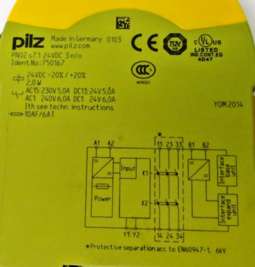 Pilz PNOZs7.1 F1081RM