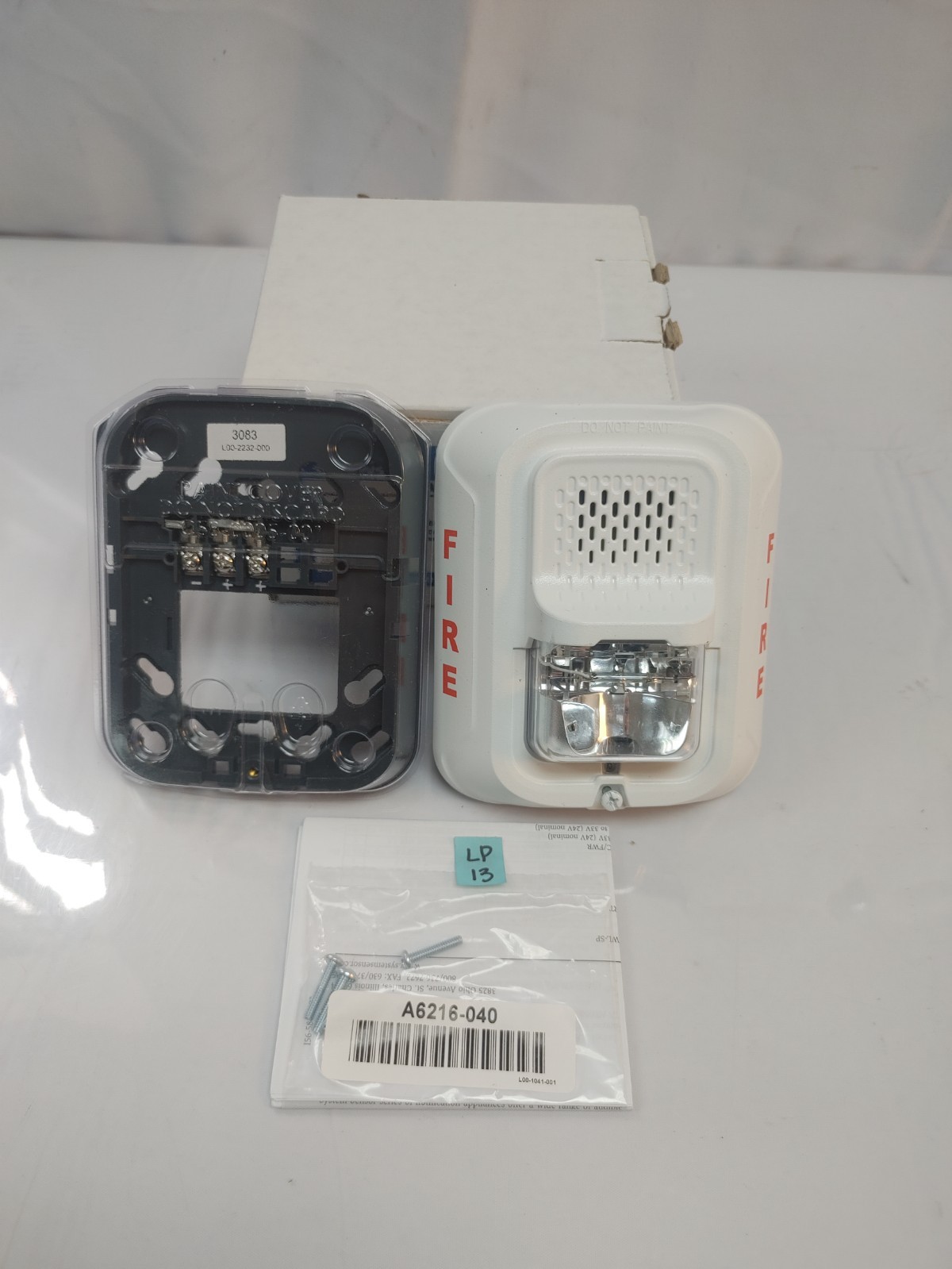 System Sensor P2WL Horn Strobe – White