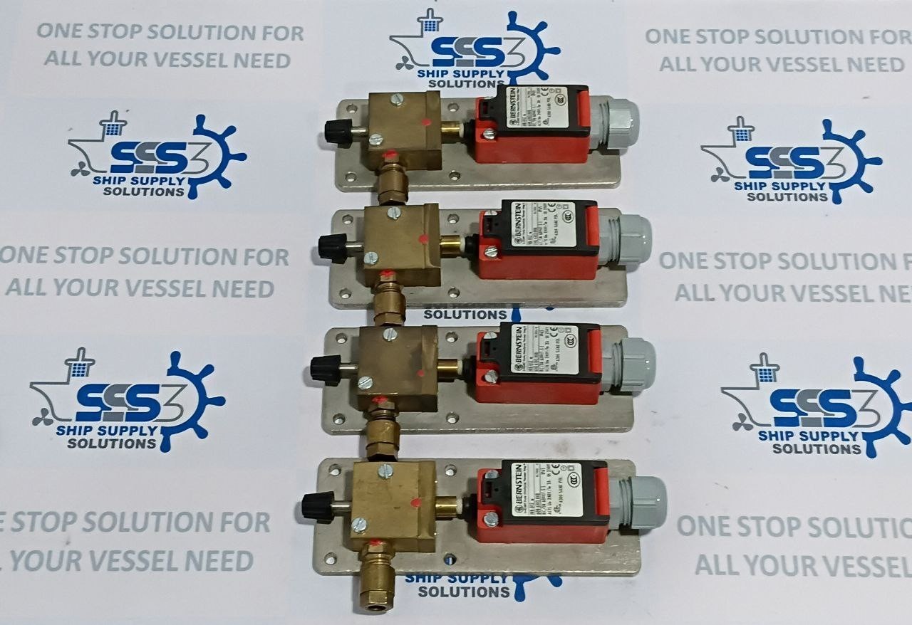 Bernstein I88-U1Z w Limit Switch 608.6103.008 AC15 Ue 240V/Ie 3A Ui 250V IP65