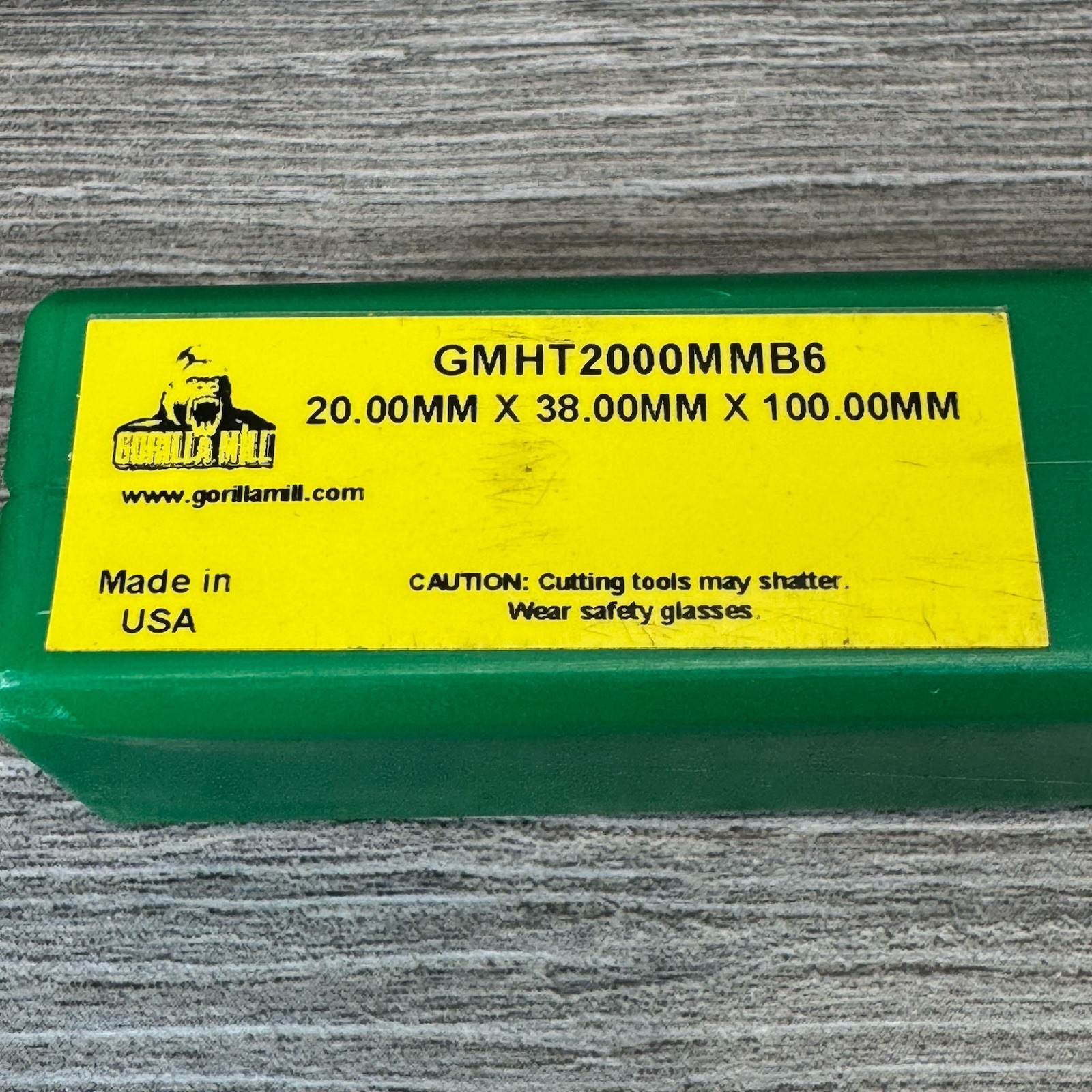 Gorilla Mill 20.00mm x 38.00mm x 100.00mm GMHT2000MMB6