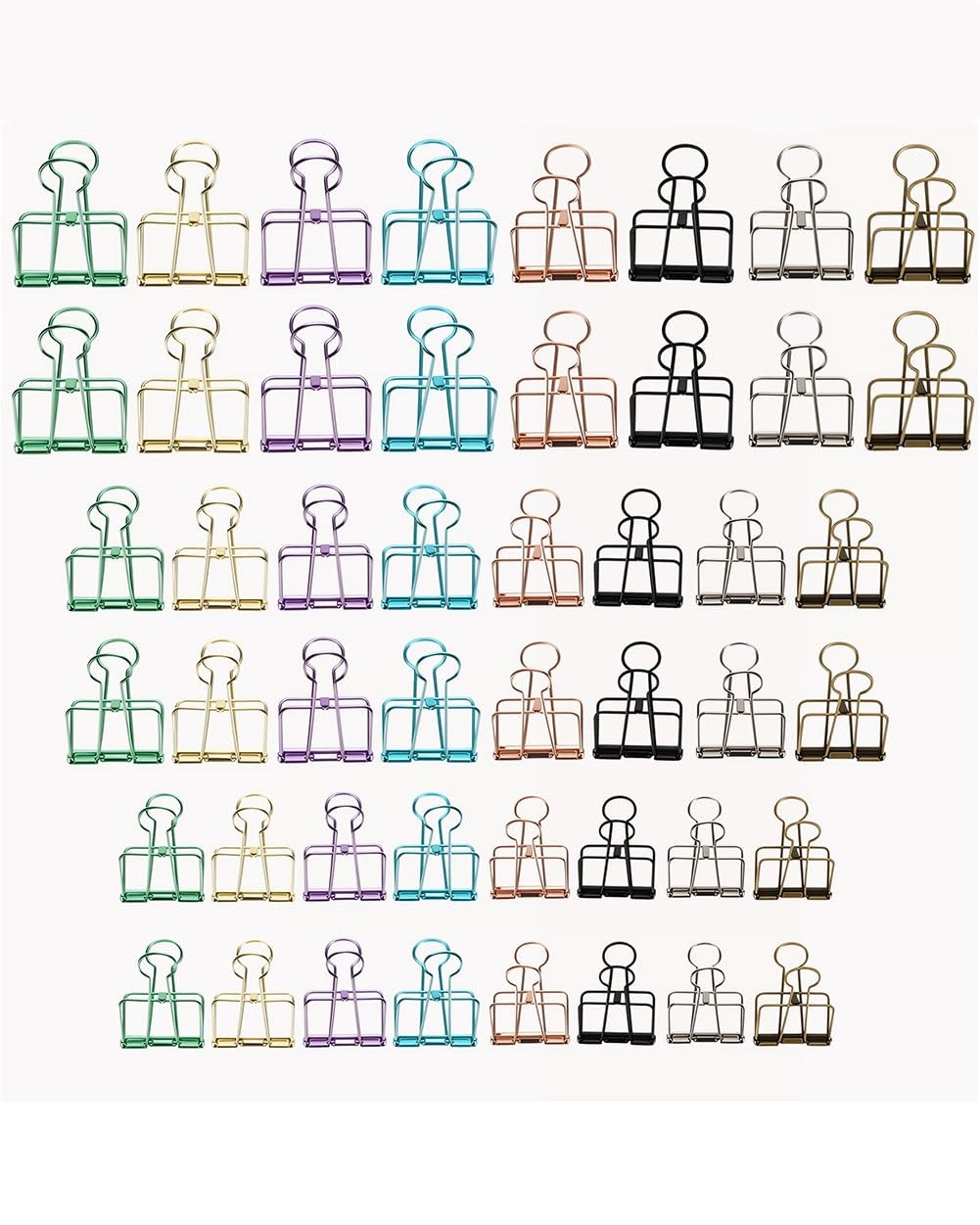 Assorted Sizes, Blue, Silver, Black, Gold, Rose Purple, Green, Bronze