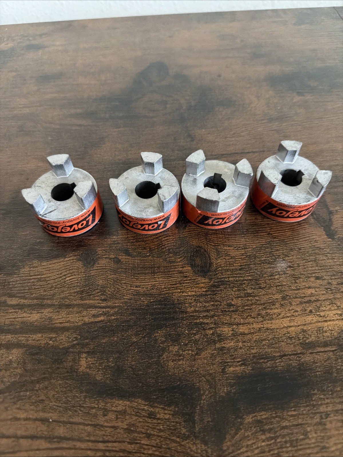 ( LOT OF 4 ) Lovejoy L-075 x 15mm Jaw Coupler End 15mm Bore