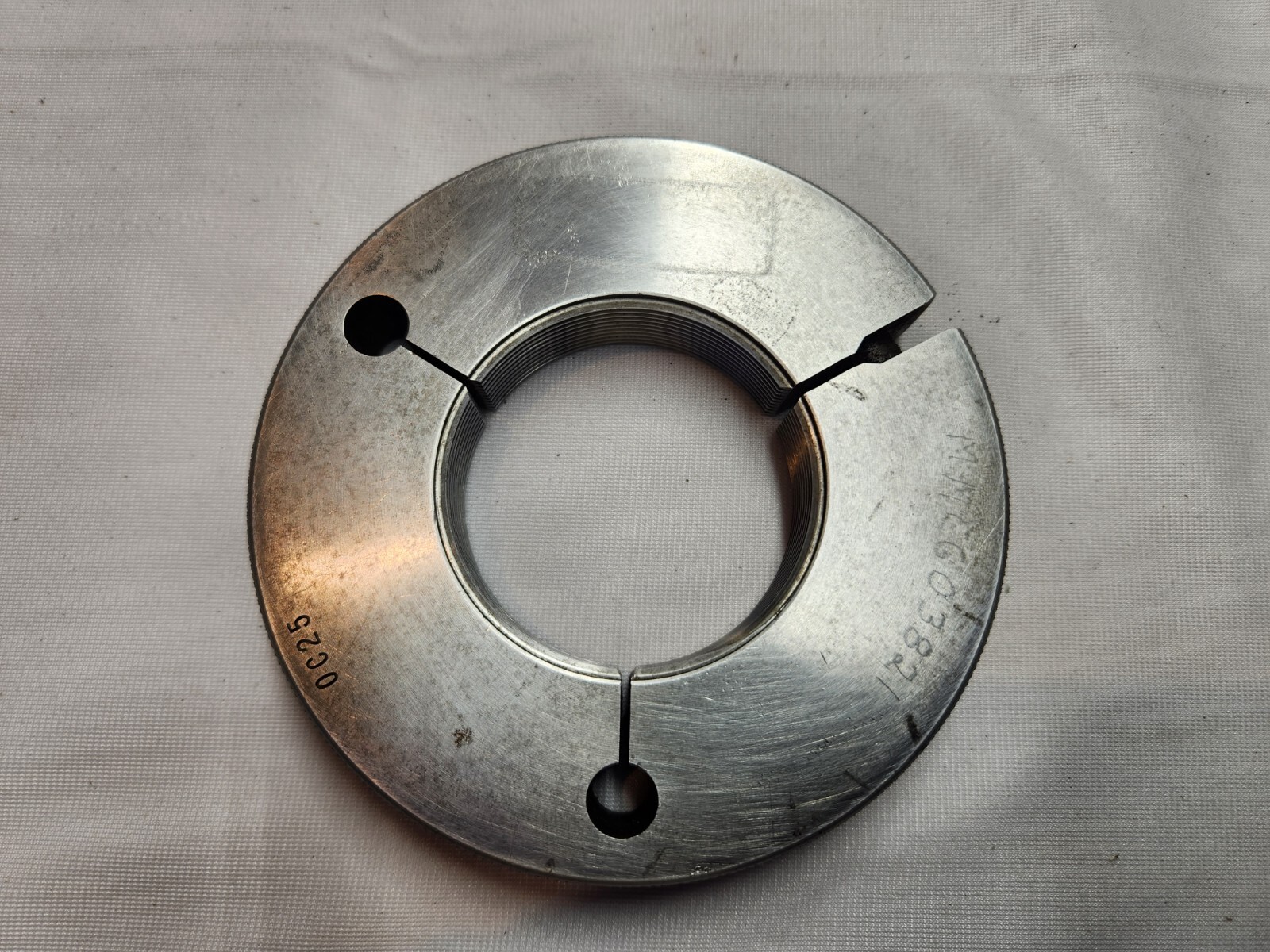 M64 X 2 6g METRIC GO Adjustable THREAD RING GAGE 64.0 2.0 GO P.D. 62.663