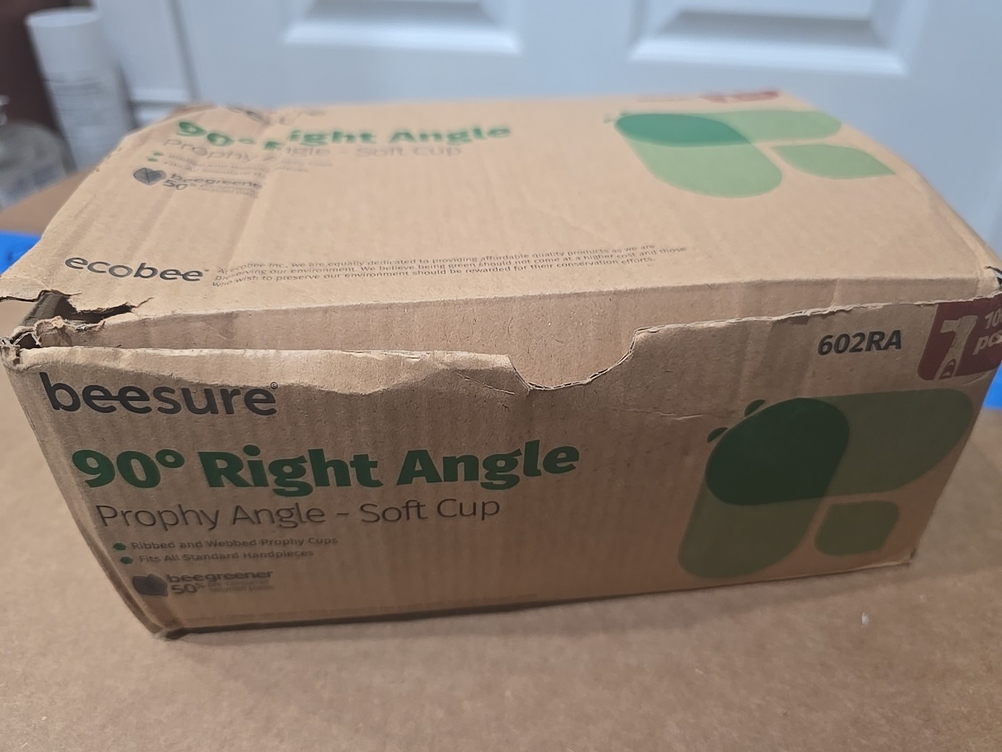 Beesure 90° Right Angle Prophy Angle Soft Cup 98 pcs – 2 Missing From Full Box