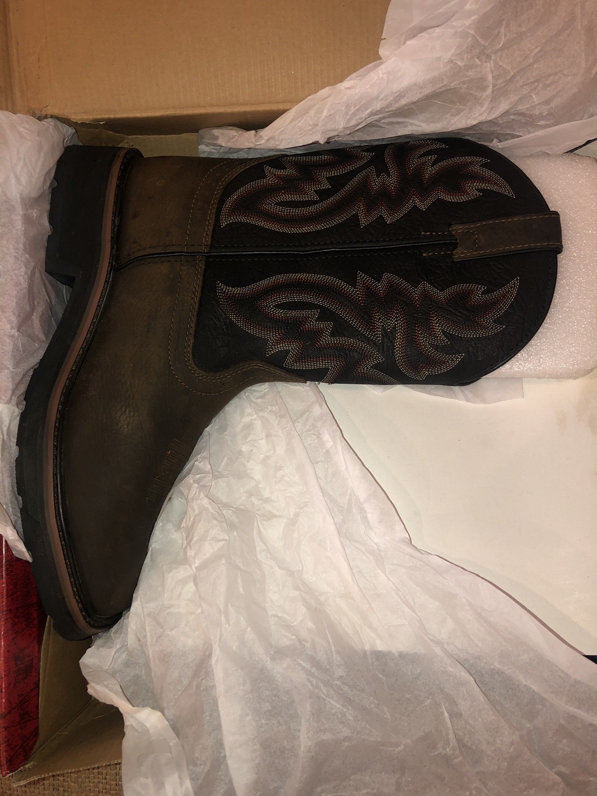Wolverine Men’s Rancher ST WP 10in Work Boot, Black/Brown, Size Men’s 8.5EW