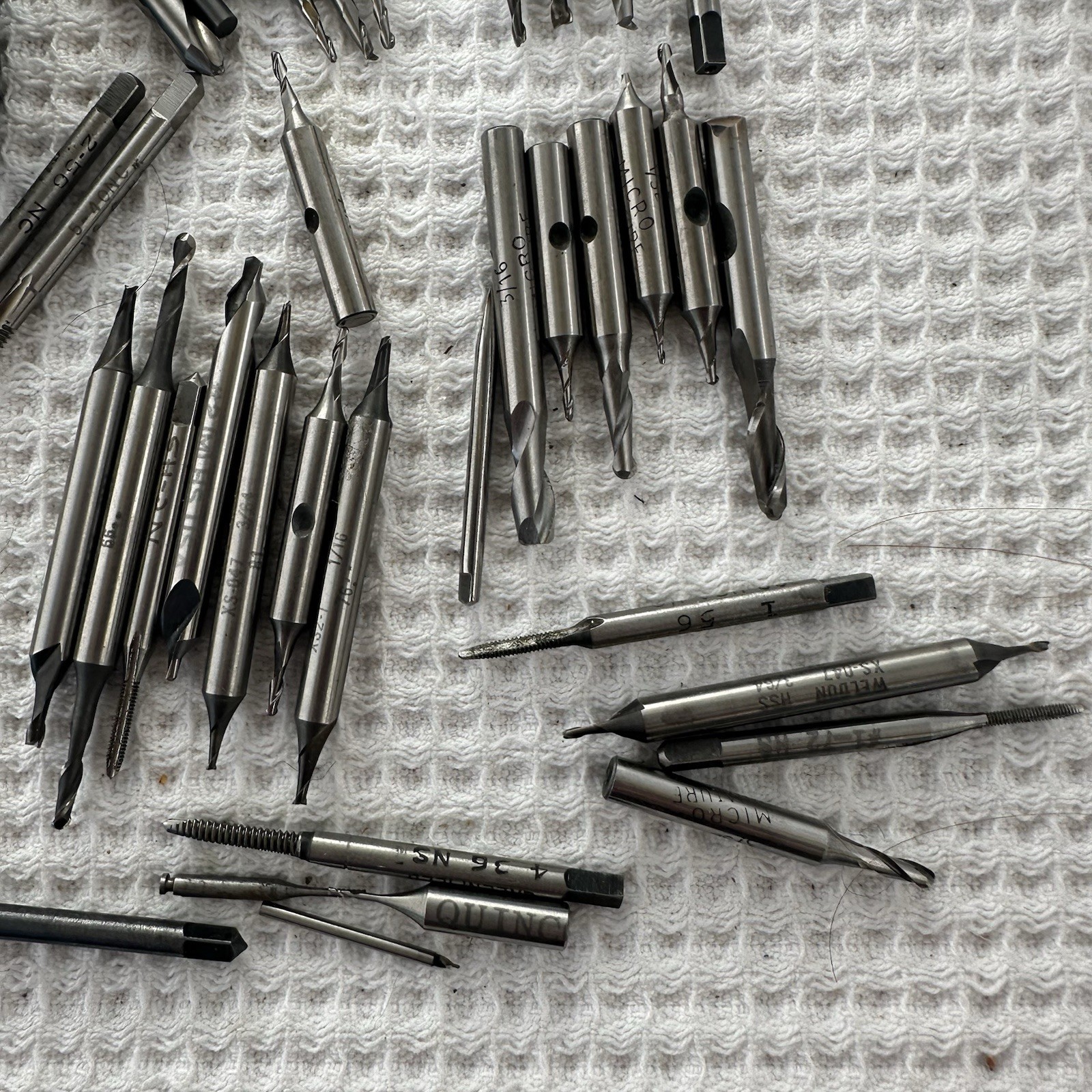 Lot Straight Flute Tap Hand Screw Wrench 60 Pieces Multiple Brands