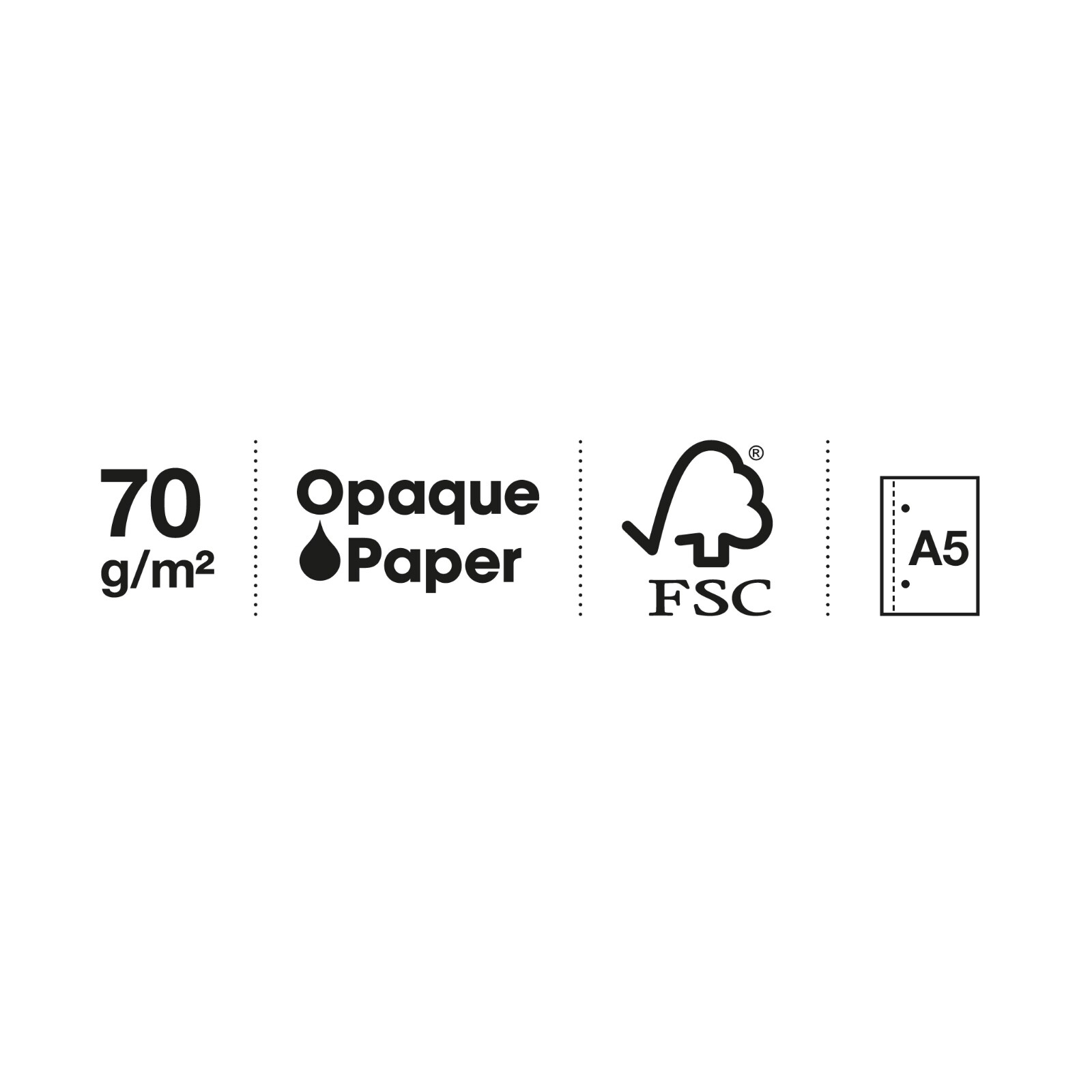 Miquelrius 6-subject Lined Poly Notebook A5 6.5 X 8 – Grey