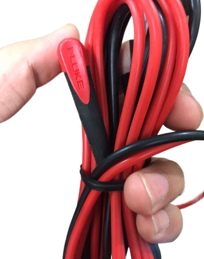 For Fluke TL224 SureGrip Silicone DMM Right Angle Test leads