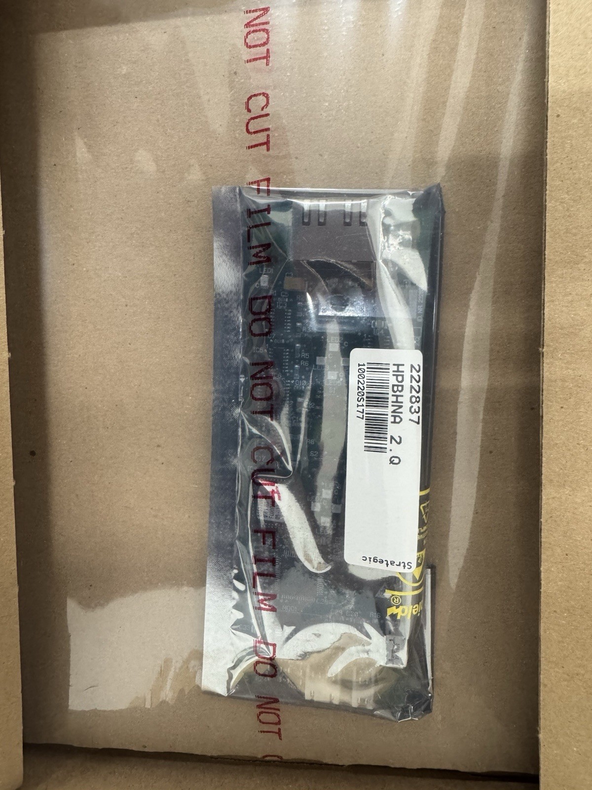 Schindler HPBHNA 2.0Q Hall board