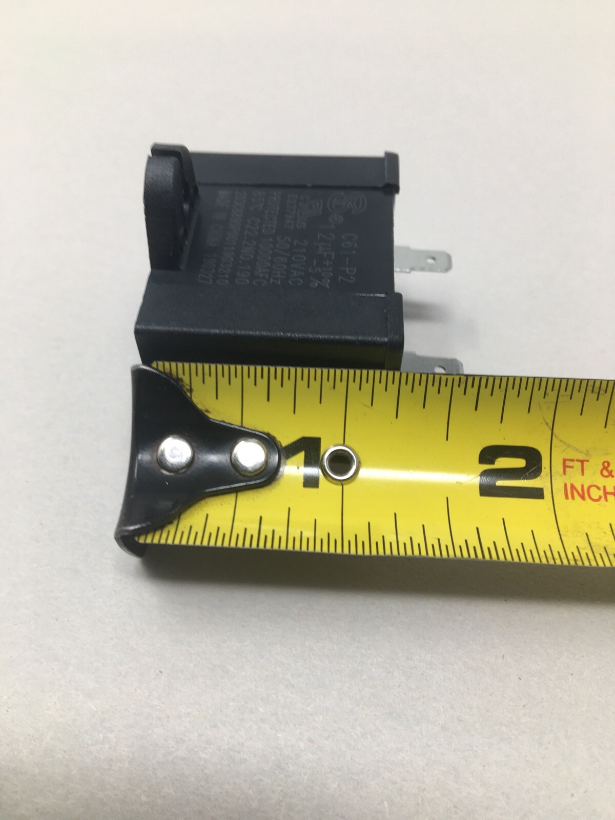 New C61-P2 Capacitor 12 uF, 210VAC, 50/60Hz, 10000AFC 85° C22.2NO.190