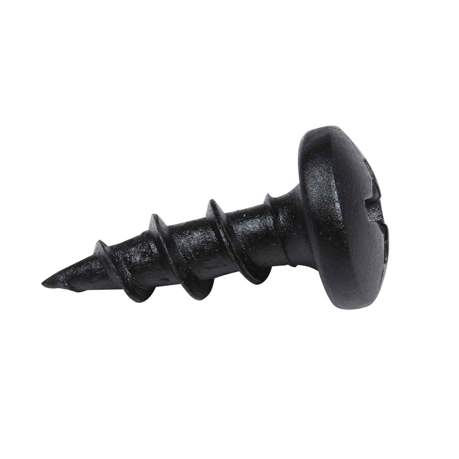 100 Pack Hardware #8 X 1/2″ 12.7mm Deep Coarse Thread Phillips Pan Head Black