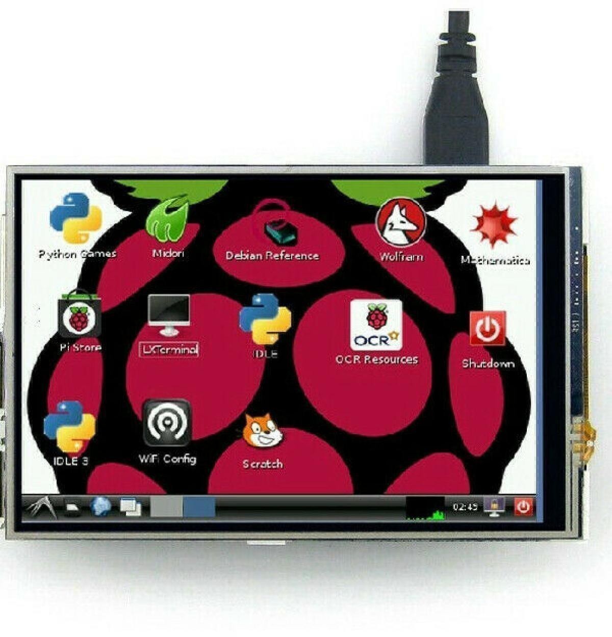 3.5 Inch LCD TFT Touch Screen Display Moniter for Raspberry pi 2/3 Model B