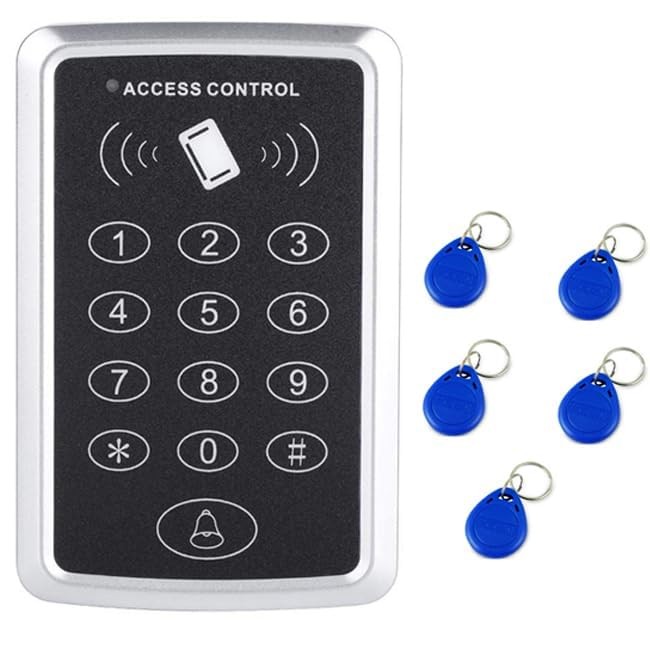 BSTUOKEY Door Access Control Keypad, Stand-Alone Password RFID Reader+5PCS…