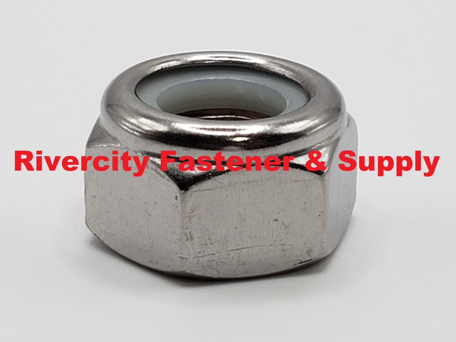 M6-1.0 Stainless Nylon Insert Lock Stop Nuts 6mm x 1.0 Nut nylock M6x1.0