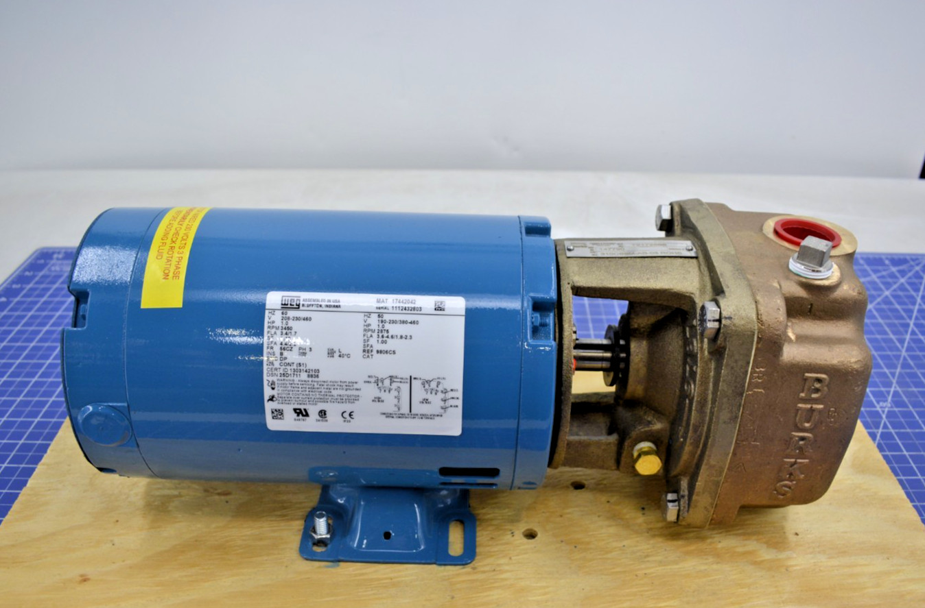 147790/ PUMP, TH FSHR 099123, 1HP, 50-60-3, 310CS5M-AB-03 HI TEMP/ BURKS PUMPS