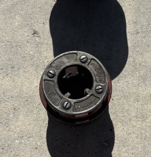 RIDGID 12R Die Head Pipe Threader w/ Pipe Die 1/2″ NPT Right Hand